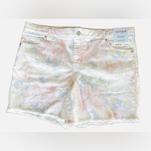 Cat & Jack Juniors Plus Size Tie Dye Shorts